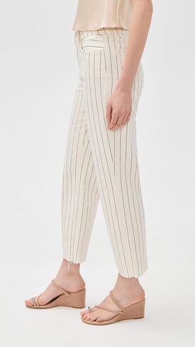 L'AGENCE Women's Wanda Crop Wide Leg Jeans in Saudi Arabia