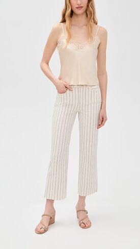 L'AGENCE Women's Wanda Crop Wide Leg Jeans in Saudi Arabia