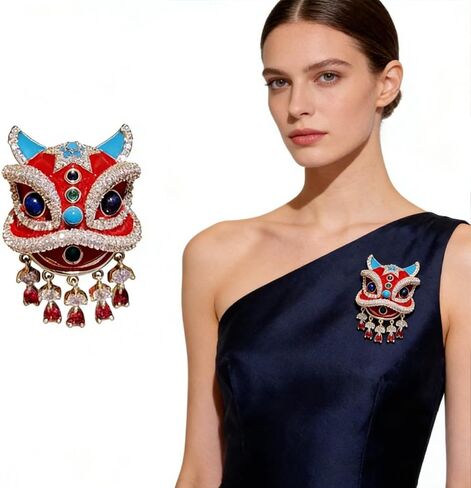 Men's Brooch Tie Pin Personality for Formal Wear Accessories Jewelry Gift in Kuwait