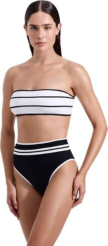 Gottex Luma Jackie Bikini Bottom High Rise, High Leg, Light Bottom Coverage, Front & Back Lining, Tops Sold Separately in Kuwait