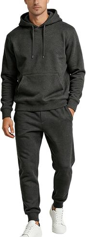 Men's Tracksuits 2 Piece Set Sweatsuits Casual Hoodies and Sweatpants Athletic Outfits Jogging Sweat Suits for Men in Saudi Arabia