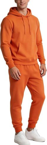 Men's Tracksuits 2 Piece Set Sweatsuits Casual Hoodies and Sweatpants Athletic Outfits Jogging Sweat Suits for Men in Kuwait