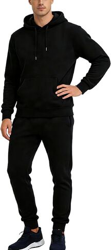 Men's Tracksuits 2 Piece Set Sweatsuits Casual Hoodies and Sweatpants Athletic Outfits Jogging Sweat Suits for Men in Kuwait