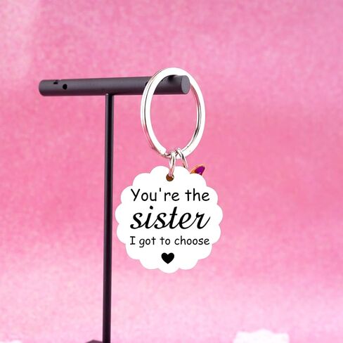 Gifts for Sister Gifts From Sister In Law Gift for Friends Best Friend Keychain You're the Sisters I Got to Choose Butterfly Gift for Women Bestie in Saudi Arabia