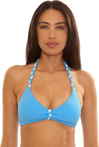 BECCA Modern Edge Rib Gidget Over The Shoulder Bralette in Kuwait