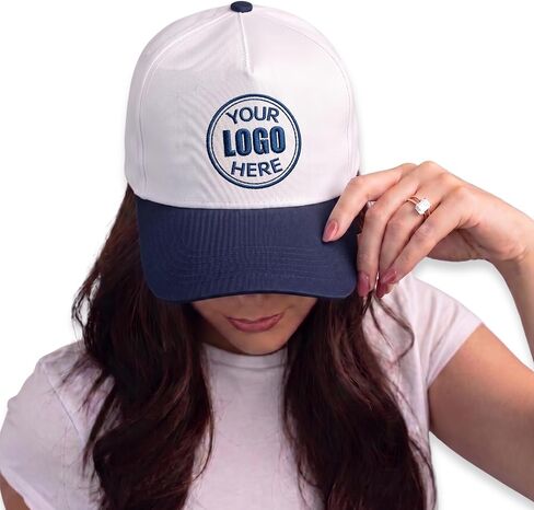 Custom Logo Or Text Embroidered Snapback Baseball Cap Hat – Personalized Gift for Women on Birthday, Christmas in Saudi Arabia