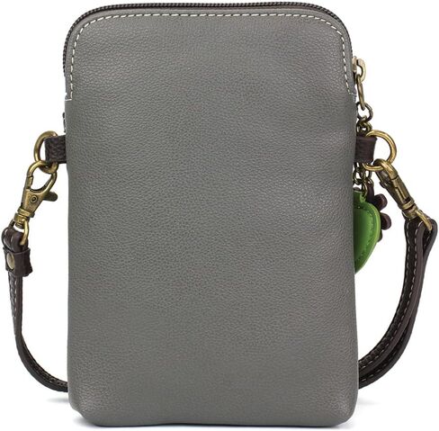 Chala Group Dragonfly Cellphone Crossbody Handbag - Convertable Strap (Grey_ Dragonfly) in Kuwait