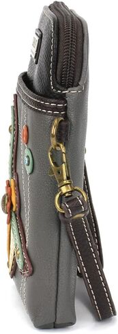 Chala Group Dragonfly Cellphone Crossbody Handbag - Convertable Strap (Grey_ Dragonfly) in Kuwait