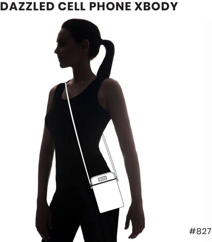 Chala Group Dragonfly Cellphone Crossbody Handbag - Convertable Strap (Grey_ Dragonfly) in Kuwait