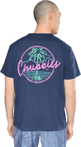 Chubbies The Night Never Sleeps (Non Pocket Graphic T-Shirt) in Saudi Arabia