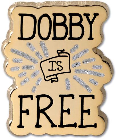 Ata-Boy Harry Potter Dobby is Free One Inch Full Color Enamel Pin in Kuwait