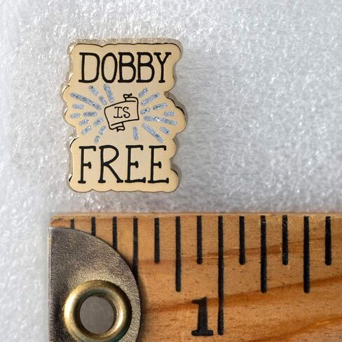 Ata-Boy Harry Potter Dobby is Free One Inch Full Color Enamel Pin in Kuwait