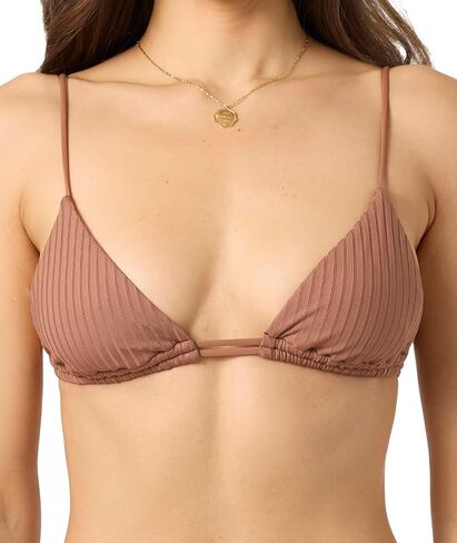O'NEILL Women's Shorebreak Rib Tanning Triangle Top | Adjustable Straps, Recycled Stretch Fabric in Kuwait