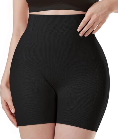LUCKMEEY CoreSculpt Tummy Control Shapewear for Women, High Waisted Slip Shorts for Under Dress, Seamless Breathable Girdle in Saudi Arabia