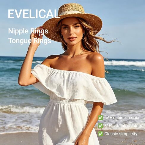 7 Pairs Nipple Rings Stainless Steel 14G Nipple Piercing Jewelry Silver Pink Heart Butterfly Knot CZ Stud Barbell Tongue Rings Internal Threaded Body Piercing Kit in Saudi Arabia