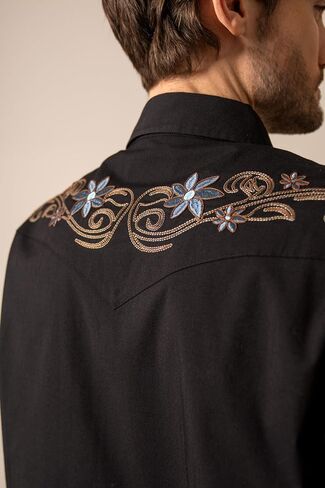 Kimes Ranch Men's Leland Short Sleeve Western Shirt, Pearl Snap Button Down, Coolmax Performance Fabric in Kuwait
