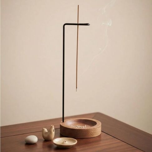 Incense Holder for Hanging Line Incense and Sticking Incenses, Indoor Home Aroma Burner for Sandalwood, Aromatics, Zen Mood Setting Decoration,Cozy Home, Hotel Supplies, Housewarming Gift in Kuwait