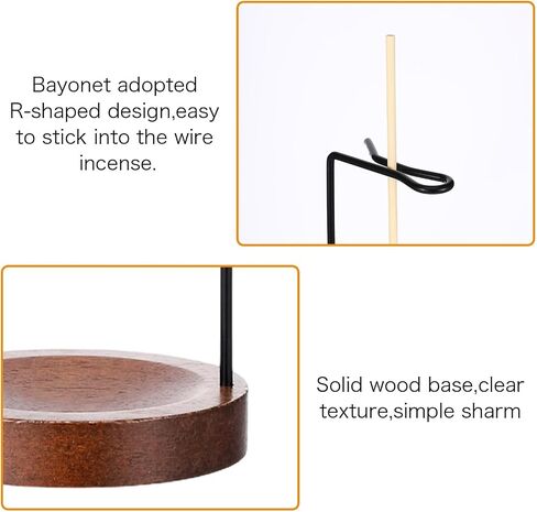 Incense Holder for Hanging Line Incense and Sticking Incenses, Indoor Home Aroma Burner for Sandalwood, Aromatics, Zen Mood Setting Decoration,Cozy Home, Hotel Supplies, Housewarming Gift in Kuwait