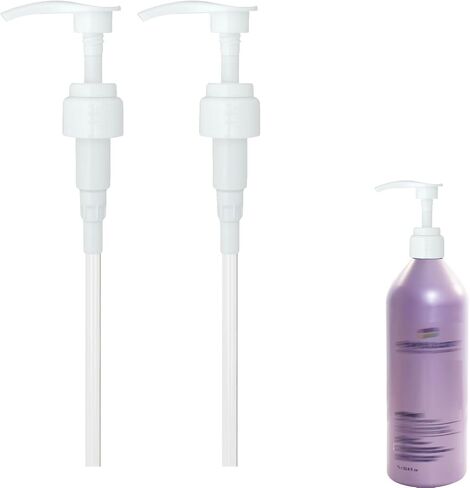 Shampoo/Conditioner Pump Compatible with Pureology, 2 Pump, 1 L/33.8 oz., Pump Dispenser Compatible with Pureology Shampoo and Conditioner, White in Saudi Arabia