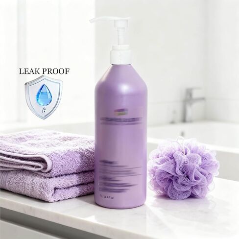 Shampoo/Conditioner Pump Compatible with Pureology, 2 Pump, 1 L/33.8 oz., Pump Dispenser Compatible with Pureology Shampoo and Conditioner, White in Saudi Arabia