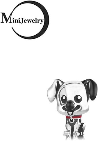 MiniJewelry Dog Puppy Dalmatian Charm fits Pandora Moments Bracelets Pet Sterling Silver Bead in Kuwait