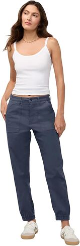 DUER Women's Live Lite High Rise Jogger, TENCEL Blend Tapered Pants, Soft Stretch Everyday Travel Joggers in Saudi Arabia