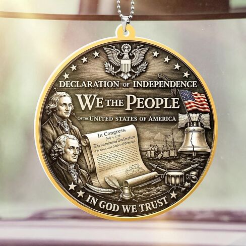 USA 250th Anniversary Ornament - Fourth of July Decorations - America 250 Decorations - 250th Anniversary USA Gift, 1776–2026 Patriotic Keepsake for Tree, Home & Holiday Display in Saudi Arabia