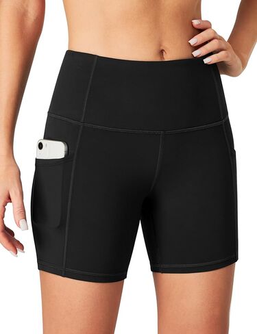 Heathyoga Yoga Pants Leggings (Black, Small) + Biker Shorts Women (Black, Small) in Kuwait