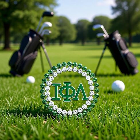 Community Society Gifts for Women Incorporated Green and White Letters Iota Phi Sorority Brooch Pin Jewelry in Saudi Arabia