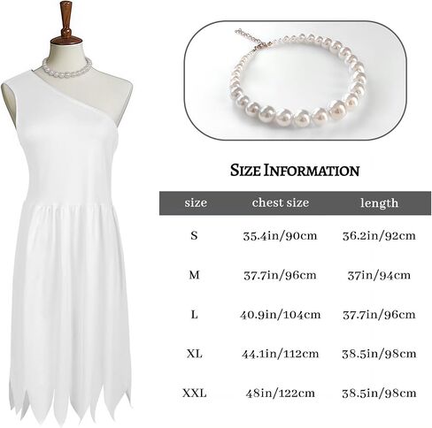 MCJC Women's Caveman Costumes Hawaiian Adult Fun Women's White Dress Couple Cartoon Characters Masquerade Costume in Saudi Arabia