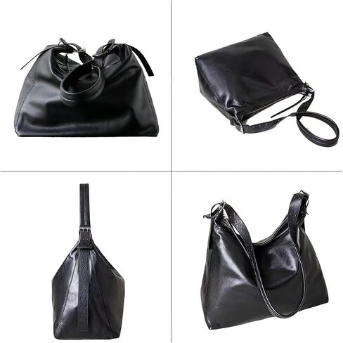 Women PU Leather Hobo Bag Tote Handbag Crossbody Shoulder Purse in Kuwait