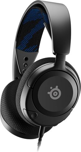 سماعة ألعاب SteelSeries New Arctis Nova 1P متعددة الأنظمة — برامج تشغيل Hi-Fi — صوت مكاني 360 درجة — تصميم مريح — متين — خفيف الوزن — ميكروفون مانع للضوضاء — PS5/PS4، الكمبيوتر الشخصي، Xbox، Switch - أسود in Kuwait