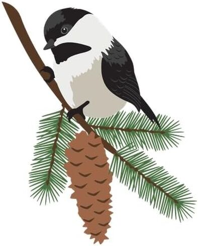 قبعة بيسبول CafePress Chickadee in Tree قابلة للتعديل in Kuwait