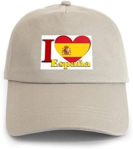 قبعة CafePress I Love Espana Spain قبعة بيسبول قابلة للتعديل in Saudi Arabia