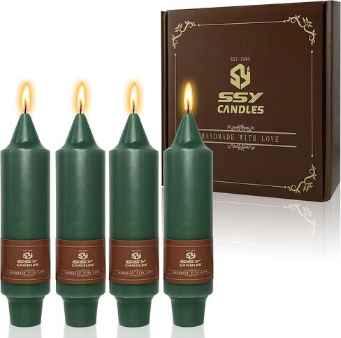 Candlesticks Short Taper Candle 5 inches Ivory Candle Sticks Smokeless Tapered Candles for Home Décor Weddings Festive Party Women Gifts in Kuwait