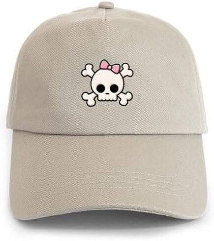 CafePress Cute Skull Girl Cap Adjustable Baseball Cap in Kuwait