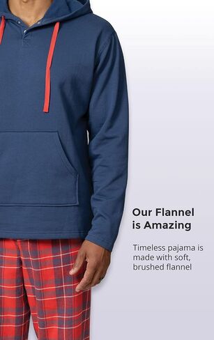 PajamaGram Family Pajamas Matching Sets - Family PJs, Red & Blue Plaid Women LG in Saudi Arabia