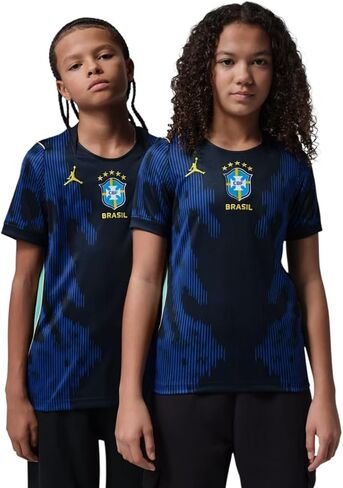 قميص كرة القدم Nike Big Kids البرازيل 2026 Jordan Dri-FIT IU1080-417 in Kuwait