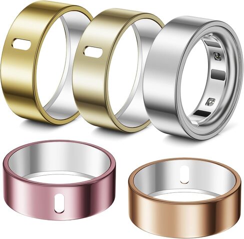 5 حزمة تغطية حلقة متوافقة مع حلقة أورا Gen 4/Oura Ring Gen 3 Horizon/Heritage ، حالة TPU المقاومة للتآكل لإكسسوارات حامي حلقة Oura لحجم أورا 8 in Kuwait