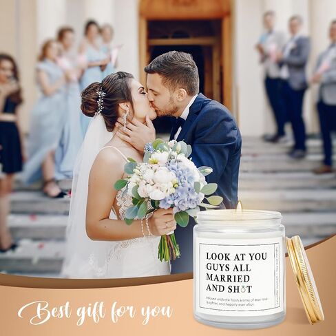 Wedding Gifts for Couples 2026, Wedding Candles, Bachelorette & Bridal Shower Gift for Bride and Groom, Bride to Be, Engagement Gifts for Couples - Lavender Scented Candles (7oz) in Saudi Arabia