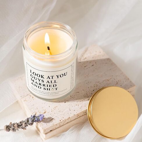 Wedding Gifts for Couples 2026, Wedding Candles, Bachelorette & Bridal Shower Gift for Bride and Groom, Bride to Be, Engagement Gifts for Couples - Lavender Scented Candles (7oz) in Saudi Arabia