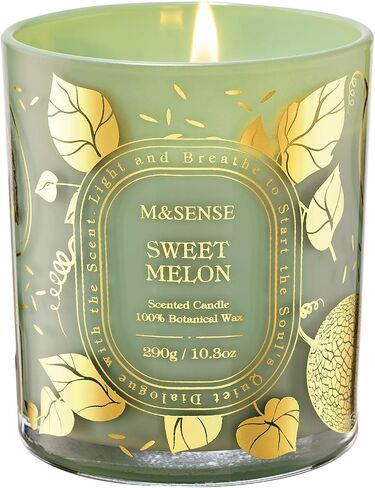 شمعة M&SENSE Wild الفاوانيا الصويا، ليلة رومانسية تدوم 55 ساعة هدية مشتعلة | حرق بطيء طويل الأمد، فتيل قطني من شمع الصويا النظيف، أجواء غرف العشاء الرومانسية، زهور الربيع والصيف، برطمان غير لامع قابل لإعادة الاستخدام in Kuwait