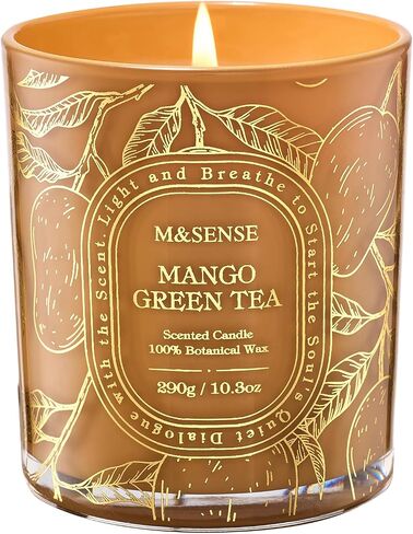 شمعة M&SENSE Wild الفاوانيا الصويا، ليلة رومانسية تدوم 55 ساعة هدية مشتعلة | حرق بطيء طويل الأمد، فتيل قطني من شمع الصويا النظيف، أجواء غرف العشاء الرومانسية، زهور الربيع والصيف، برطمان غير لامع قابل لإعادة الاستخدام in Kuwait