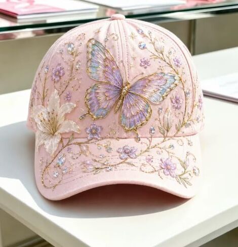 2026 Limited Edition Hummingbird Flowers Baseball Cap, Adjustable Cotton Garden Sun Hat for Women in Saudi Arabia