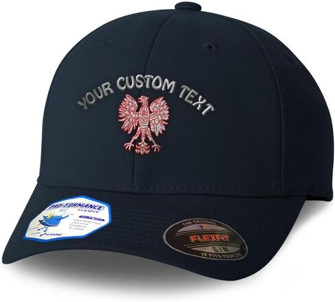 Flexfit Cap for Men & Women Embroidered Polish Eagle Embroidery Poland Polska Warsaw in Kuwait