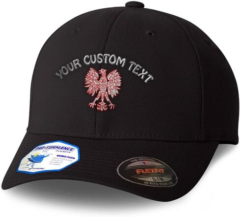 Flexfit Cap for Men & Women Embroidered Polish Eagle Embroidery Poland Polska Warsaw in Kuwait