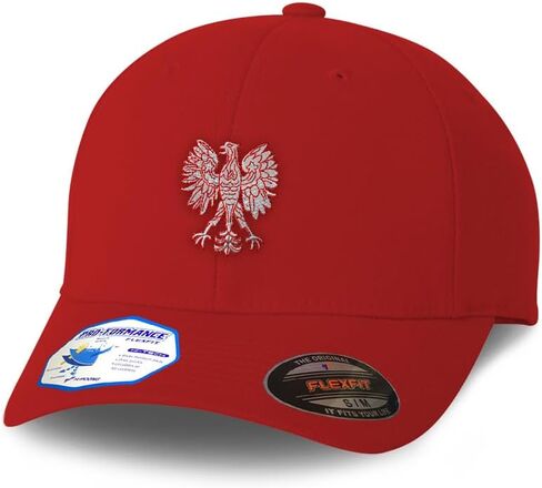 Flexfit Cap for Men & Women Embroidered Polish Eagle Embroidery Poland Polska Warsaw in Kuwait