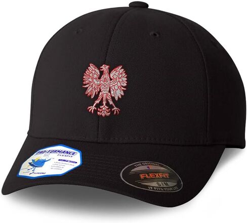 Flexfit Cap for Men & Women Embroidered Polish Eagle Embroidery Poland Polska Warsaw in Kuwait