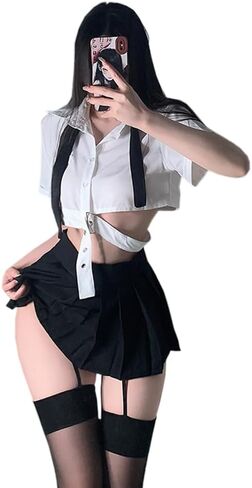 sexy secretary outfit for women lingerie Naughty girl office Teacher costume OL Uniform Anime Cosplay Dress Skirt Underwear Bodysuit Roleplay Babydoll Set Halloween With Stockings White Black in Saudi Arabia