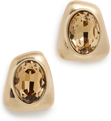 By Adina Eden Women's Smoky Gemstone Stud Earrings in Saudi Arabia